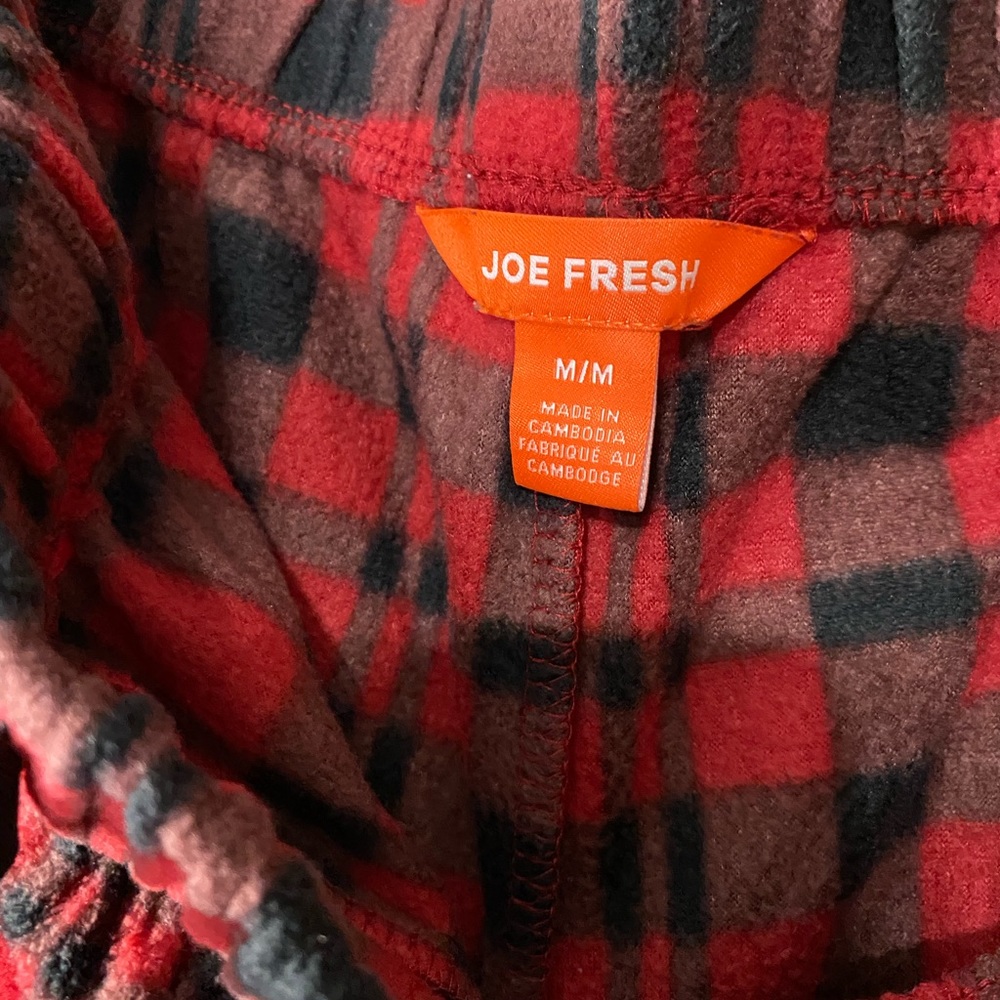 [M] Joe Fresh Striped Pyjama Bottoms | Red/Brown/Black - Picture 5 of 5